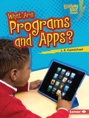 cover image of What Are Programs and Apps?